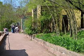 Gehege und Weg im Tierpark Petersberg